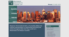 Desktop Screenshot of mak-law.com